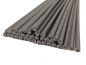 Preview: Plastic welding rods PVC-U rigid 5mm round Gray 1kg rods front | az-reptec